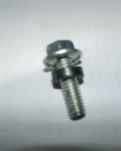 Bolt f/bin 5/16"-18x1" w/black seal washer grade8.2 GI